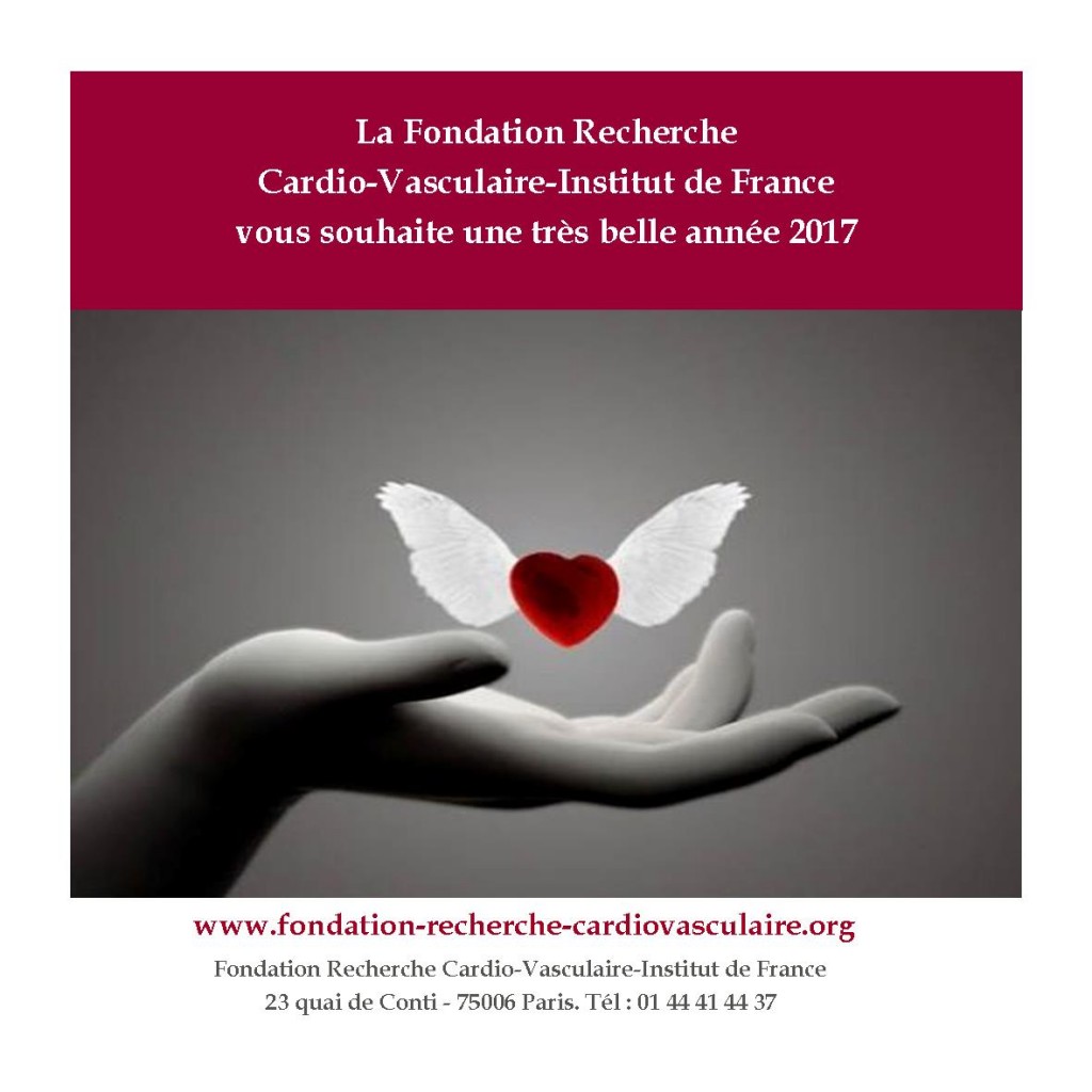 Voeux Fondation Recherche Cardio Vasculaire 2017 version 2