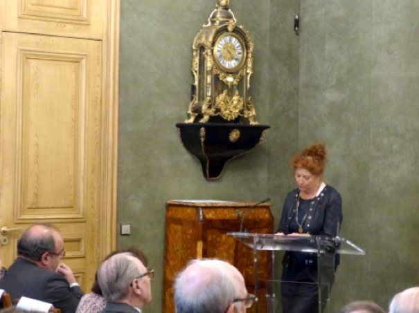Docteur Catherine Llorens-Cortes, Présidente du Conseil Scientifique et lauréate du Prix Danièle Hermann 2012