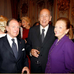 Delphine Arnault, Gabriel de Broglie, Valery Giscard d’Estaing