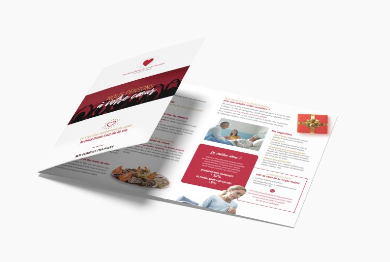 Nous pensons à votre cœur, campagne de prévention cardiovasculaire de la Fondation Recherche Cardio-Vasculaire